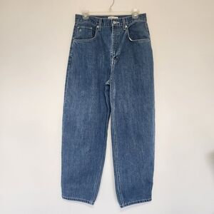 etica Iris Relaxed Barrel Jeans Fistral Classic Wash Slouchy Baggy High Rise 29